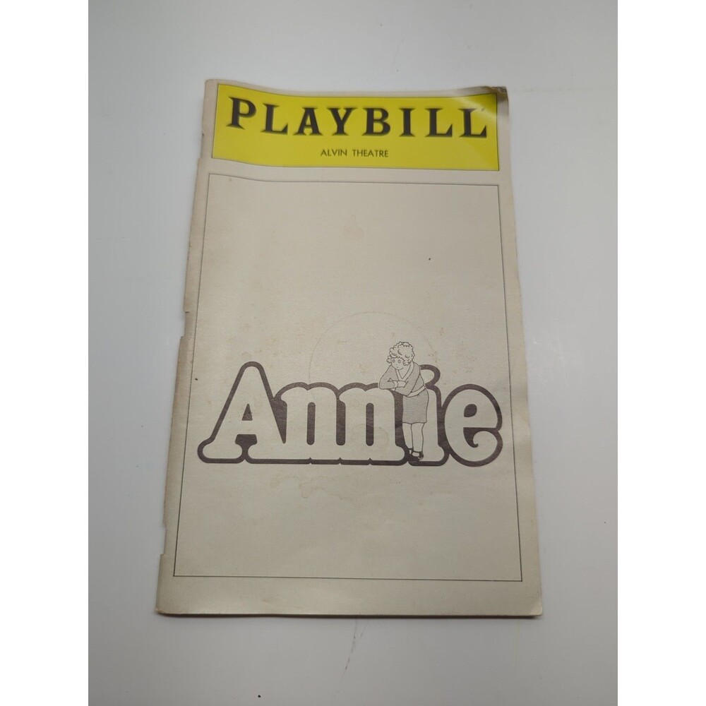 Vintage Alvin Theatre Playbill Annie November 1980